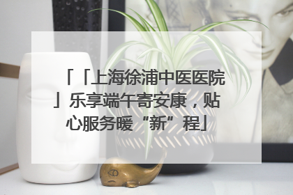 「上海徐浦中医医院」乐享端午寄安康，贴心服务暖“新”程