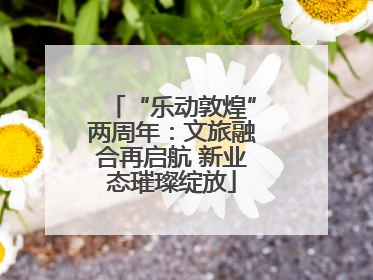 “乐动敦煌”两周年：文旅融合再启航 新业态璀璨绽放