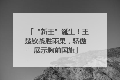 “新王”诞生！王楚钦战胜雨果，骄傲展示胸前国旗