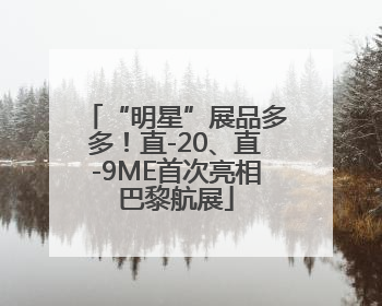 “明星”展品多多！直-20、直-9ME首次亮相巴黎航展