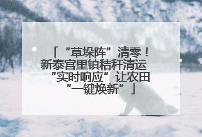 “草垛阵”清零！新泰宫里镇秸秆清运“实时响应”让农田“一键焕新”