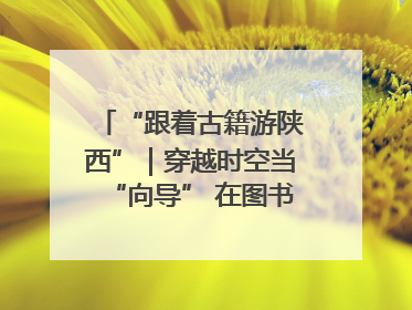 “跟着古籍游陕西”｜穿越时空当“向导” 在图书馆外“活”起来