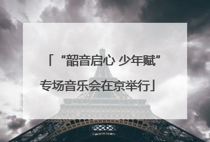 “韶音启心 少年赋”专场音乐会在京举行