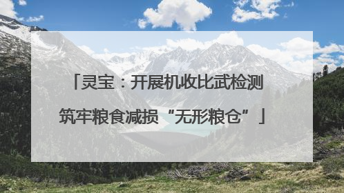 灵宝：开展机收比武检测 筑牢粮食减损“无形粮仓”