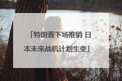 特朗普下场推销 日本未来战机计划生变