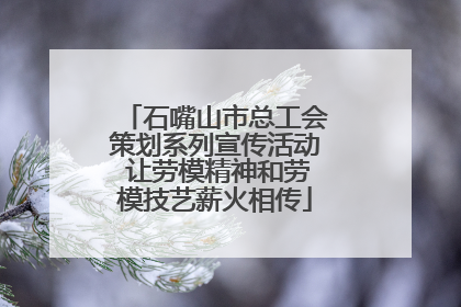 石嘴山市总工会策划系列宣传活动 让劳模精神和劳模技艺薪火相传