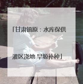 甘肃镇原：水库保供 灌区浇地 旱塬补种