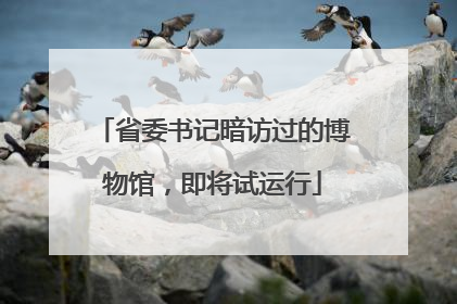 省委书记暗访过的博物馆，即将试运行