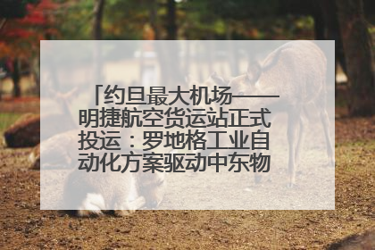 约旦最大机场——明捷航空货运站正式投运：罗地格工业自动化方案驱动中东物流未来新航向