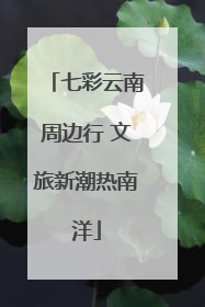 七彩云南周边行 文旅新潮热南洋