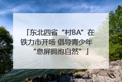 东北四省“村BA”在铁力市开场 倡导青少年“息屏拥抱自然”