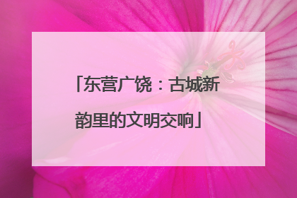 东营广饶：古城新韵里的文明交响