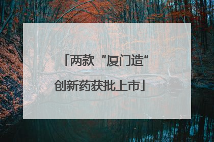 两款“厦门造”创新药获批上市