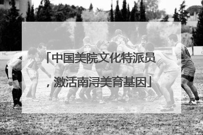 中国美院文化特派员，激活南浔美育基因