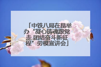 中铁八局在昆举办“凝心铸魂跟党走 团结奋斗新征程”劳模宣讲会
