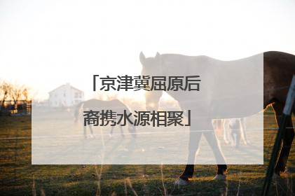 京津冀屈原后裔携水源相聚