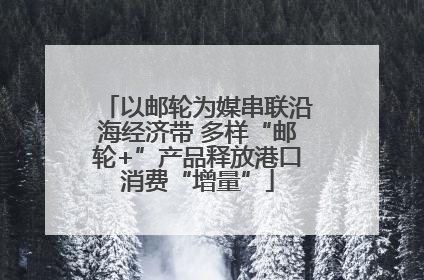 以邮轮为媒串联沿海经济带 多样“邮轮+”产品释放港口消费“增量”