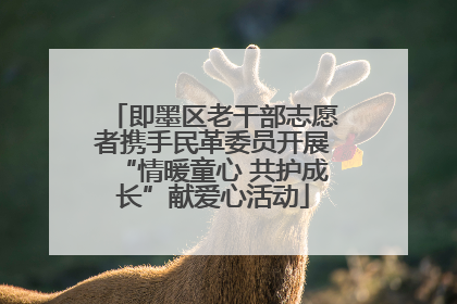 即墨区老干部志愿者携手民革委员开展“情暖童心 共护成长”献爱心活动