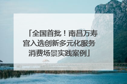全国首批！南昌万寿宫入选创新多元化服务消费场景实践案例