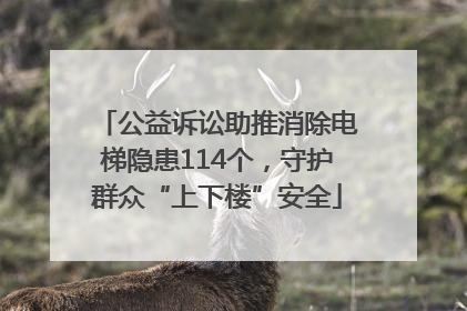 公益诉讼助推消除电梯隐患114个，守护群众“上下楼”安全