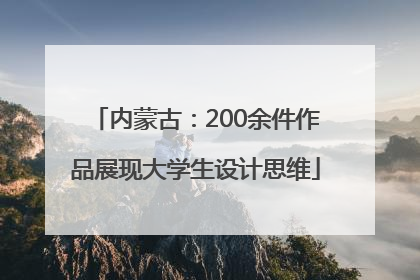 内蒙古：200余件作品展现大学生设计思维