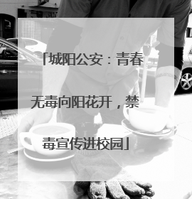 城阳公安：青春无毒向阳花开，禁毒宣传进校园