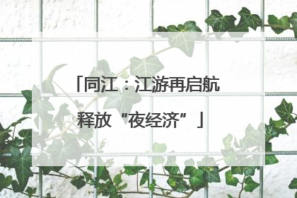 同江：江游再启航 释放“夜经济”