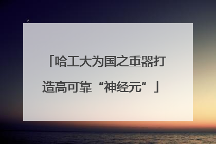 哈工大为国之重器打造高可靠“神经元”