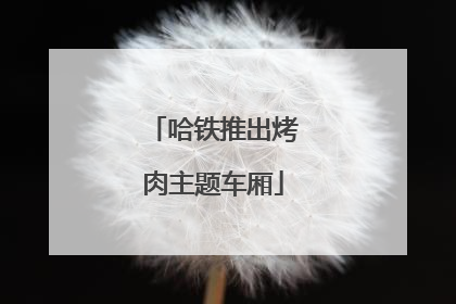 哈铁推出烤肉主题车厢