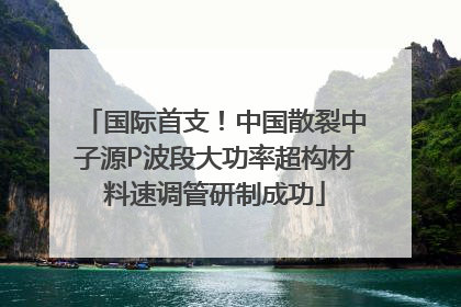 国际首支！中国散裂中子源P波段大功率超构材料速调管研制成功