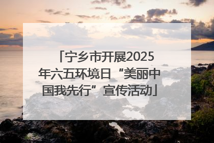 宁乡市开展2025年六五环境日“美丽中国我先行”宣传活动