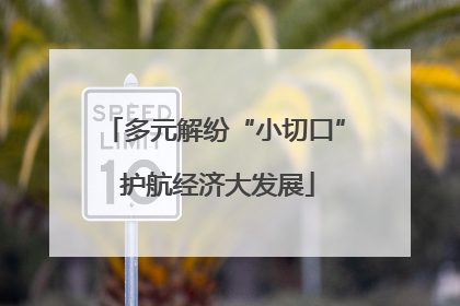 多元解纷“小切口” 护航经济大发展
