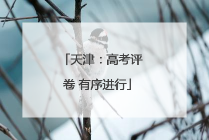 天津：高考评卷 有序进行