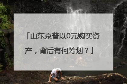 山东京普以0元购买资产，背后有何筹划？