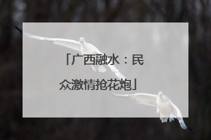 广西融水：民众激情抢花炮