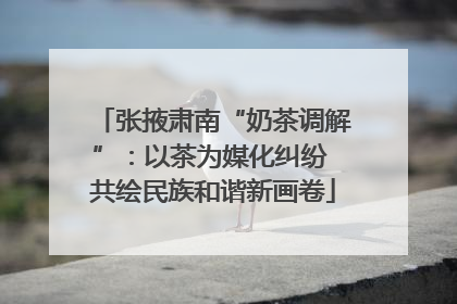 张掖肃南“奶茶调解”：以茶为媒化纠纷 共绘民族和谐新画卷