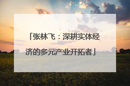 张林飞：深耕实体经济的多元产业开拓者