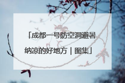 成都一号防空洞避暑纳凉的好地方｜图集