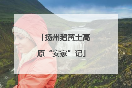 扬州鹅黄土高原“安家”记