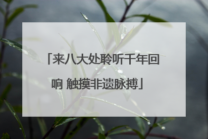 来八大处聆听千年回响 触摸非遗脉搏
