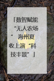 数智赋能“无人农场” 海州夏收上演“科技丰景”
