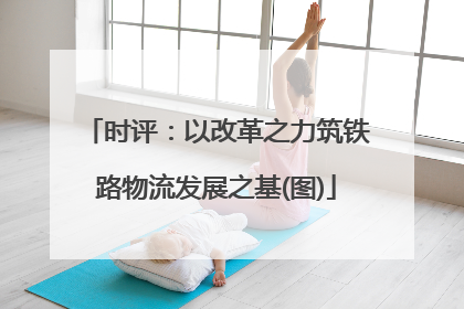时评：以改革之力筑铁路物流发展之基(图)