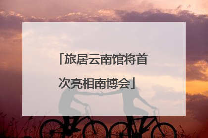 旅居云南馆将首次亮相南博会