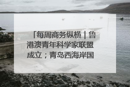每周商务纵横｜鲁港澳青年科学家联盟成立；青岛西海岸国际能源自贸港启用
