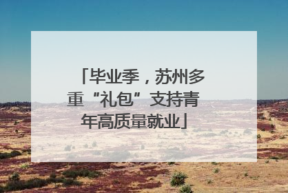 毕业季，苏州多重“礼包”支持青年高质量就业