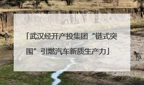 武汉经开产投集团“链式突围”引燃汽车新质生产力