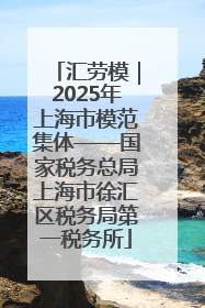 汇劳模｜2025年上海市模范集体——国家税务总局上海市徐汇区税务局第一税务所