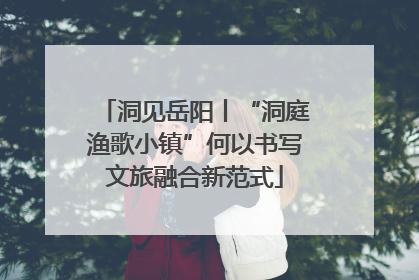 洞见岳阳丨“洞庭渔歌小镇”何以书写文旅融合新范式