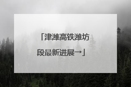 津潍高铁潍坊段最新进展→