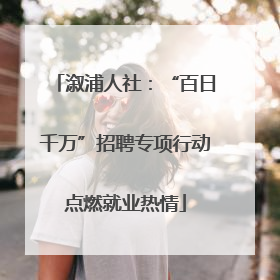 溆浦人社：“百日千万”招聘专项行动点燃就业热情